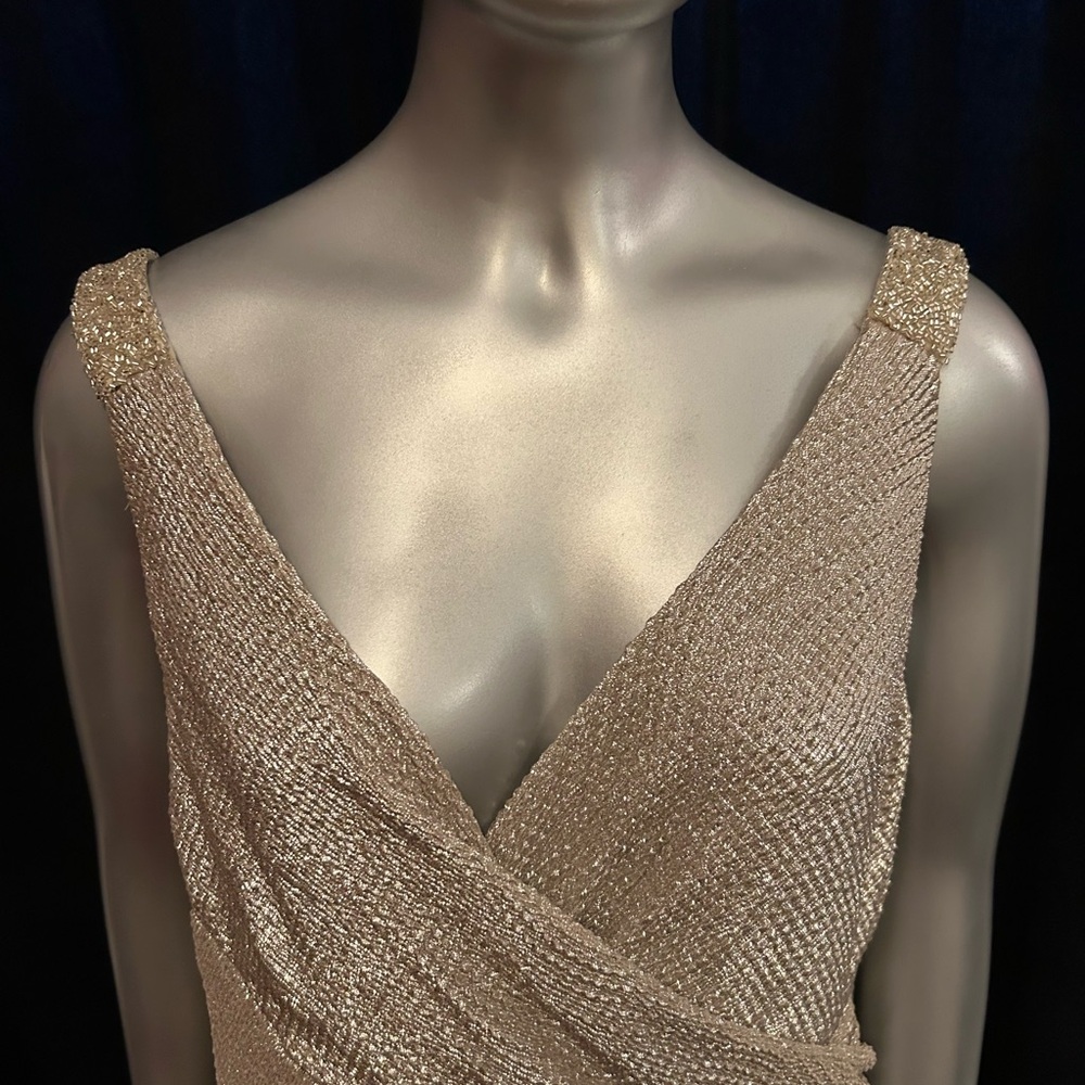 Ralph Lauren Gold Maxi Dress - Picture 3 of 5